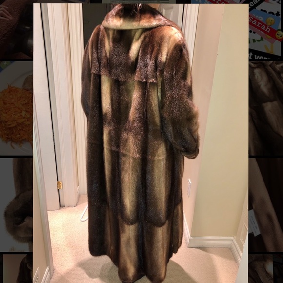 Full length mink coat. Real fur - Picture 2 of 5